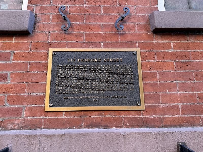 113 Bedford Street Marker image. Click for full size.
