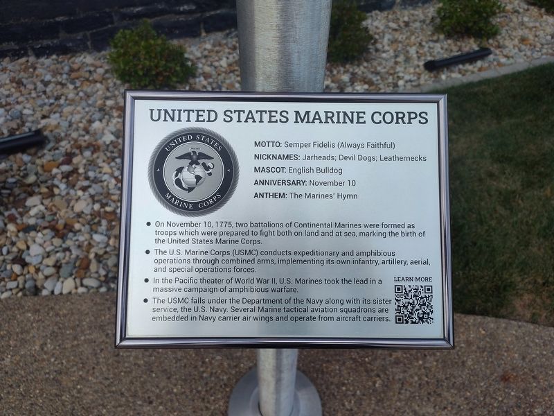 United States Marine Corps Marker image. Click for full size.