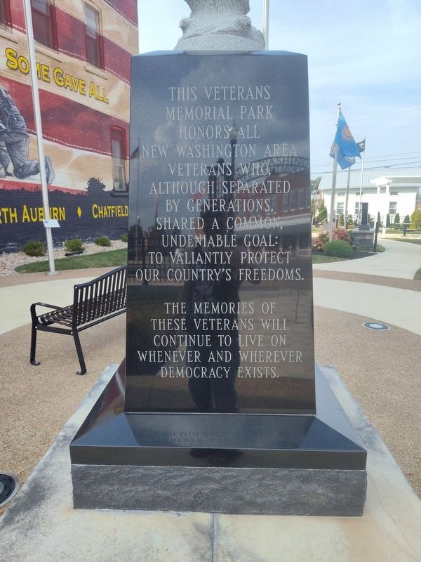 New Washington Area Veterans Memorial Marker image. Click for full size.