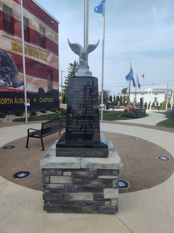 New Washington Area Veterans Memorial image. Click for full size.