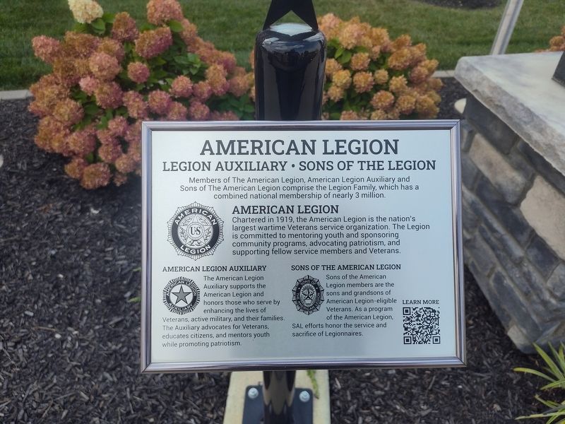 American Legion Marker image. Click for full size.