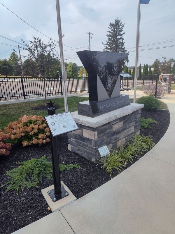 American Legion Marker image. Click for full size.