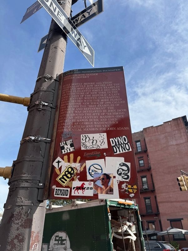 Charlton-King-Vandam Historic District Marker image. Click for full size.