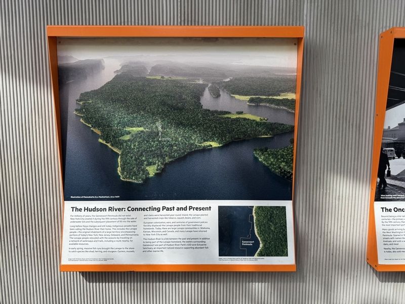 The Hudson River: Connecting Past and Present Marker image. Click for full size.