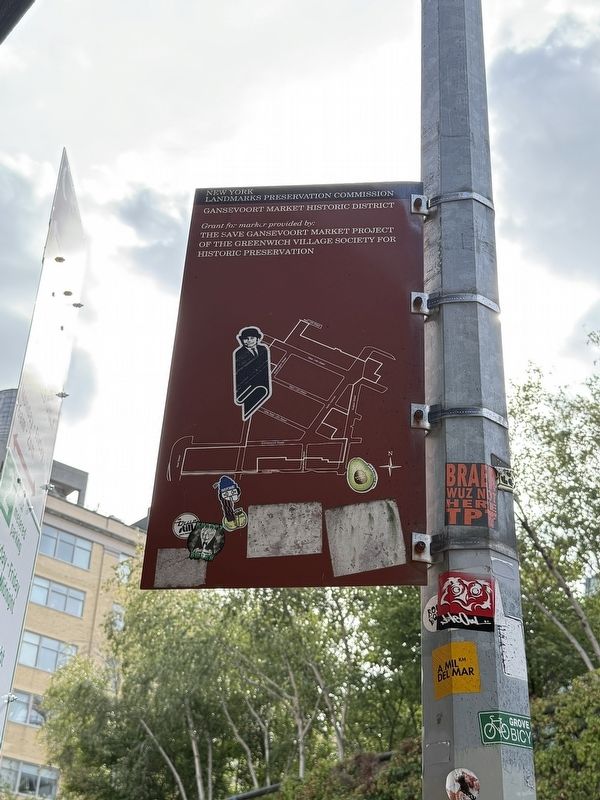 Gansevoort Market Historic District Marker image. Click for full size.