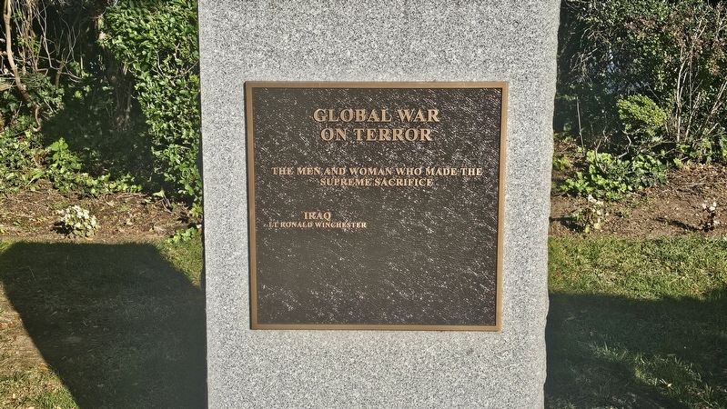 Global War on Terror Marker. Click for full size. Global War on Terror Marker image. Click for full size.