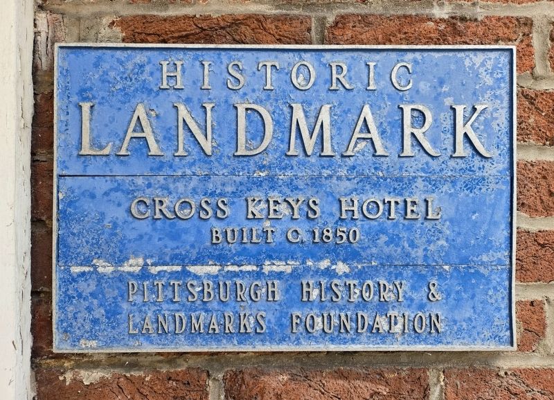 Cross Keys Hotel Marker. Click for full size. Cross Keys Hotel Marker image. Click for full size.