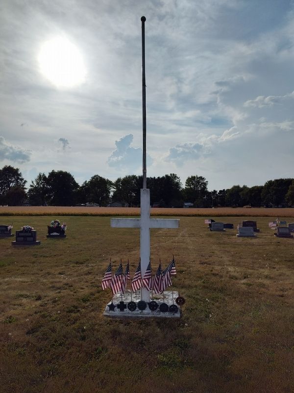 Saint John's Lutheran Cemetery Veterans Memorial image. Click for full size.