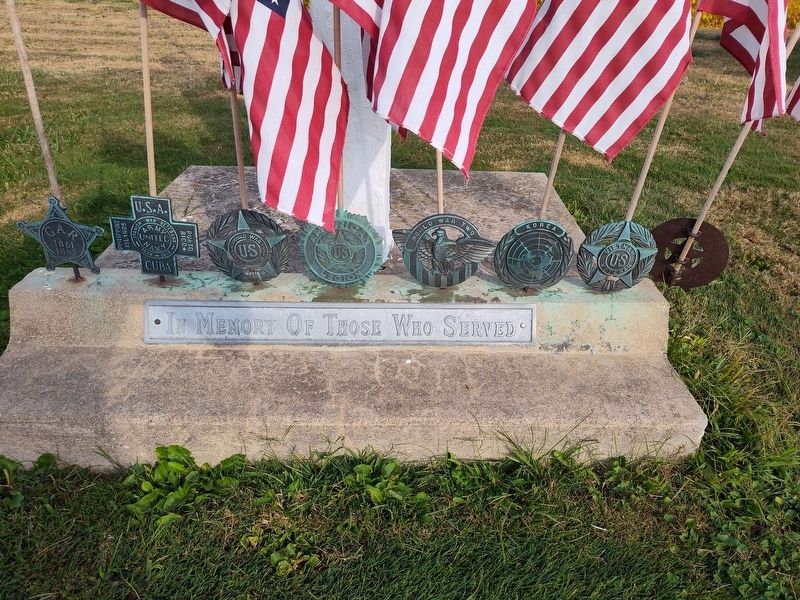 Saint Bernard's Catholic Cemetery Veterans Memorial Marker image. Click for full size.