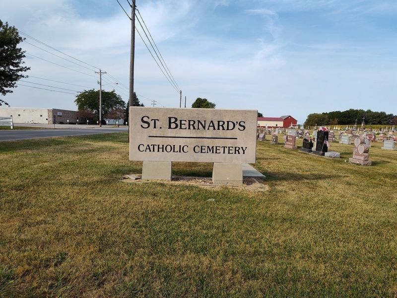 Saint Bernard's Catholic Cemetery Veterans Memorial image. Click for full size.