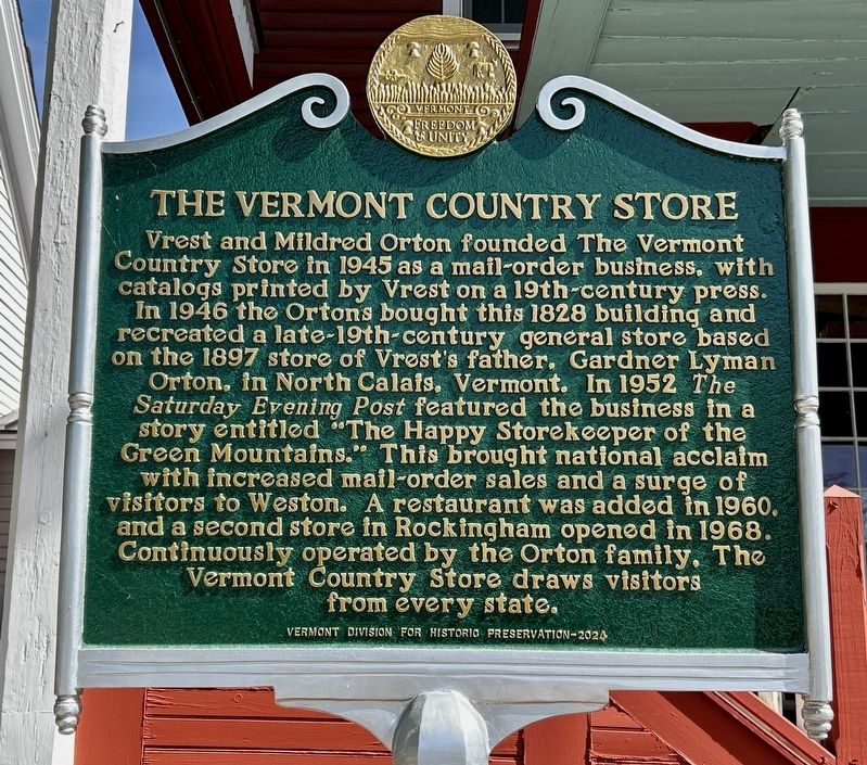 The Vermont Country Store Marker image. Click for full size.