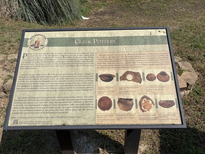 Creek Pottery Marker image. Click for full size.