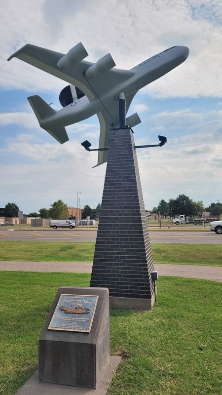 Dedicated to America's Wing 552nd Marker. Click for full size. Dedicated to America's Wing 552nd Marker image. Click for full size.