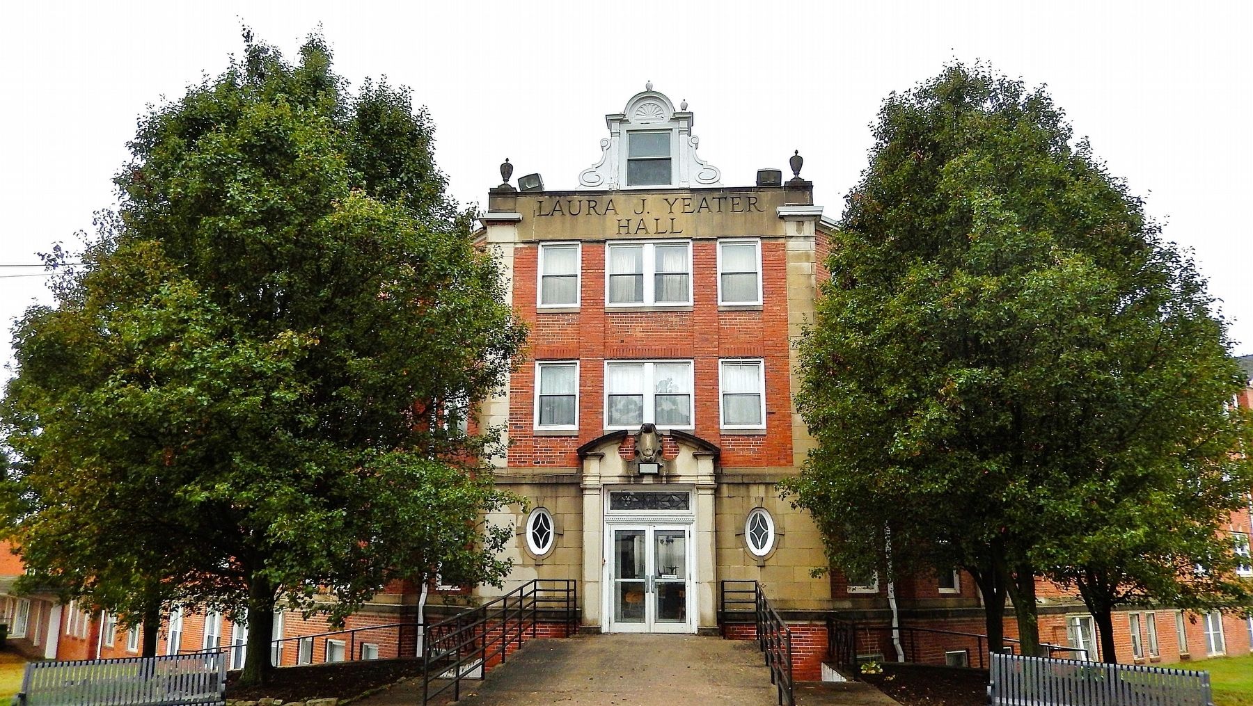 Laura J. Yeater Hall (<i>northeast corner entrance</i>) image. Click for full size.