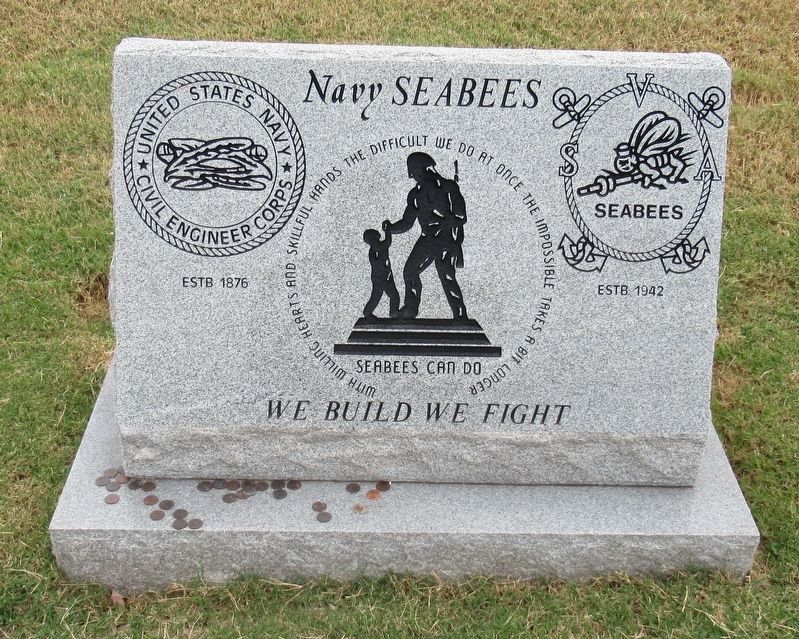 Navy Seabees Marker image. Click for full size.