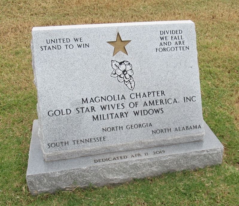 Military Widows Marker. Click for full size. Military Widows Marker image. Click for full size.