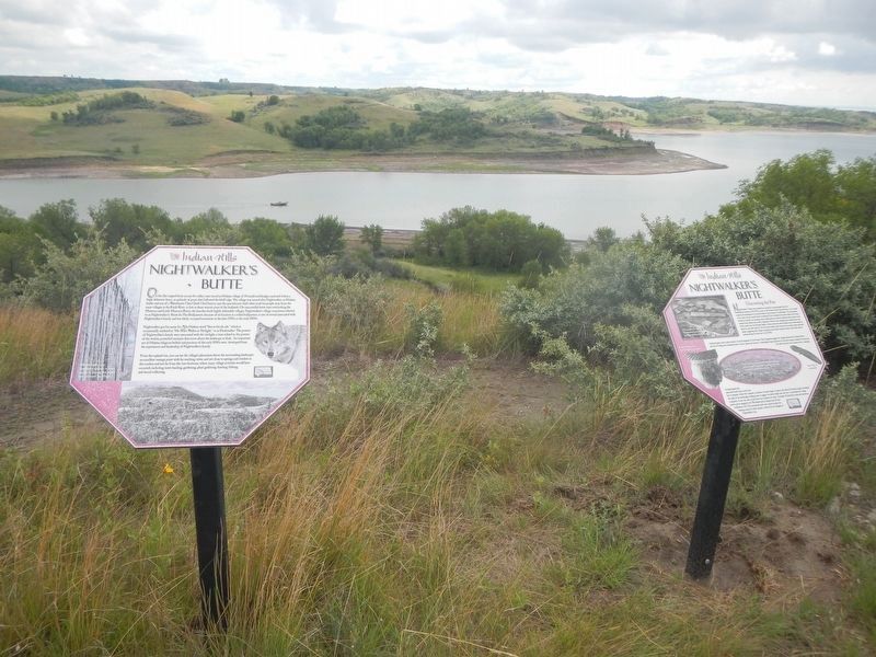 Nightwalker's Butte Marker, on the right image. Click for full size.