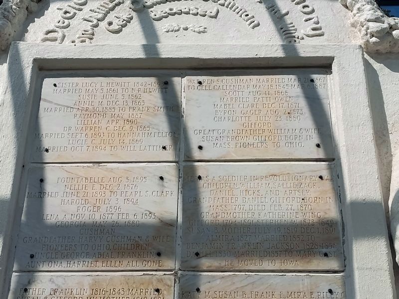 Cushman Monument image. Click for full size.