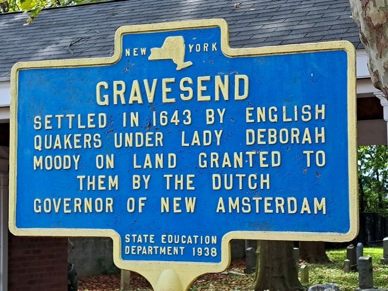 Gravesend Marker image. Click for full size.