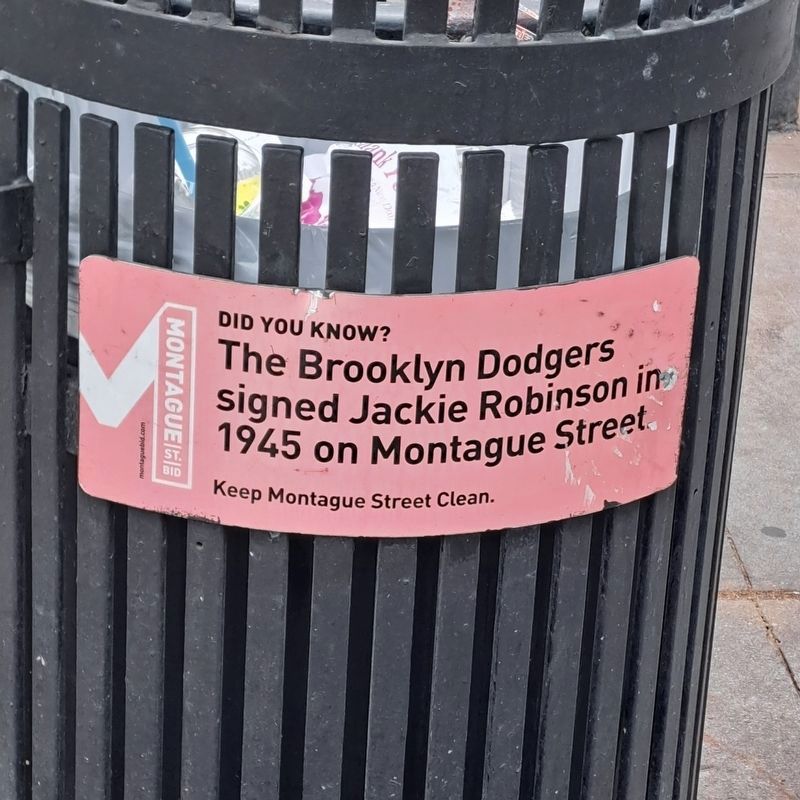 Where the Dodgers Made Baseball History and Jackie Robinson Changed America Marker. Click for full size. Where the Dodgers Made Baseball History and Jackie Robinson Changed America Marker image. Click for full size.