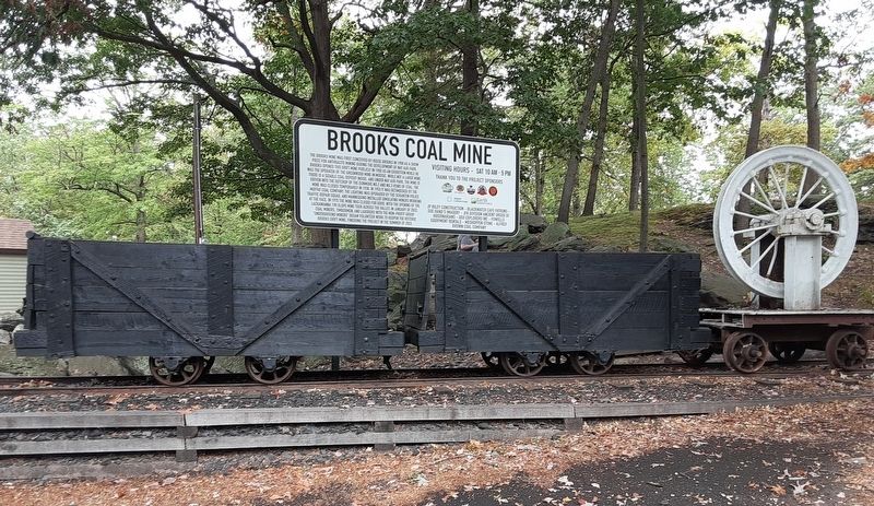 Brooks Coal Mine Marker. Click for full size. Brooks Coal Mine Marker image. Click for full size.