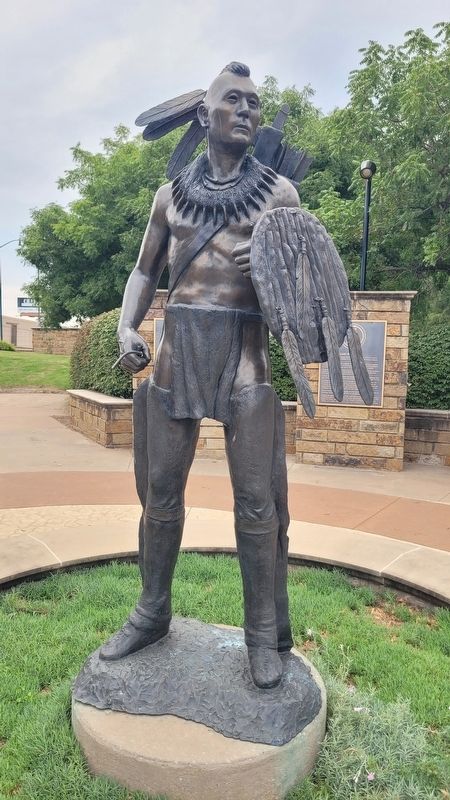 Chickasaw Warrior Statue. Click for full size. Chickasaw Warrior Statue image. Click for full size.