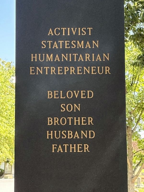 Gravesite of Maynard Holbook Jackson, Jr., the First African American Mayor of Atlanta Marker image. Click for full size.