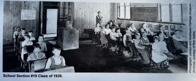 Fanshawe School S.S. #19 Marker photo and caption detail (centre). Click for full size. Fanshawe School S.S. #19 Marker photo and caption detail (centre) image. Click for full size.
