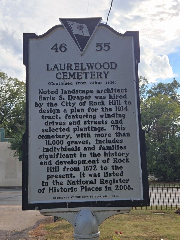 Laurelwood Cemetery Marker Reverse. Click for full size. Laurelwood Cemetery Marker Reverse image. Click for full size.