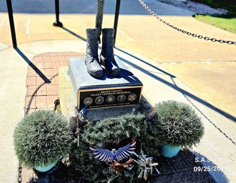 Brown County Fallen Veterans Memorial image. Click for full size.