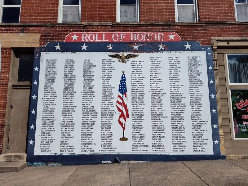 North Lewisburg Roll Of Honor Marker image. Click for full size.
