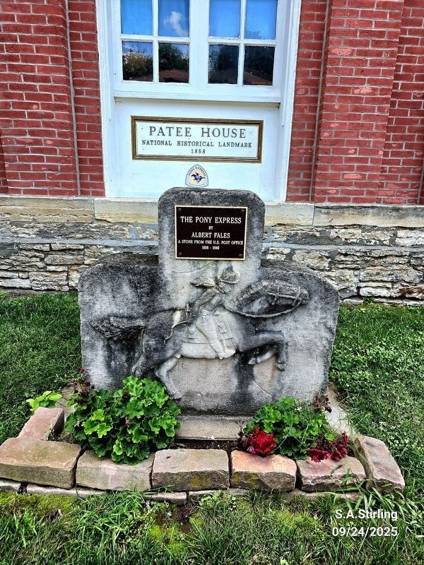 The Pony Express Marker. Click for full size. The Pony Express Marker image. Click for full size.