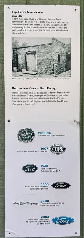 Henry Ford's Accomplishments Marker image. Click for full size.