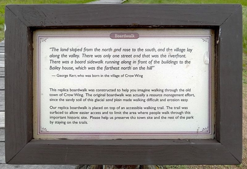 Boardwalk Marker image. Click for full size.
