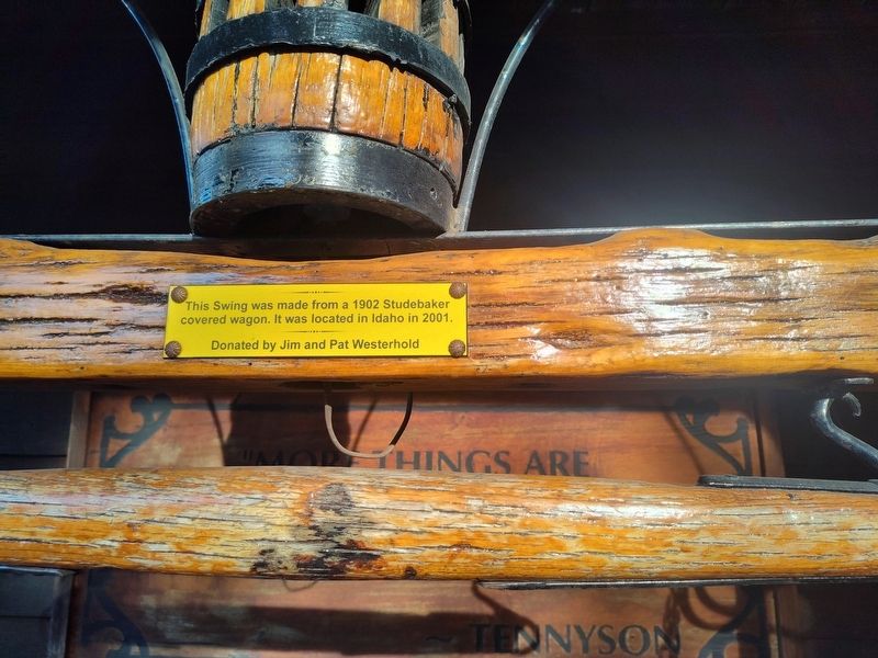 Studebaker Covered Wagon Swing Marker. Click for full size. Studebaker Covered Wagon Swing Marker image. Click for full size.