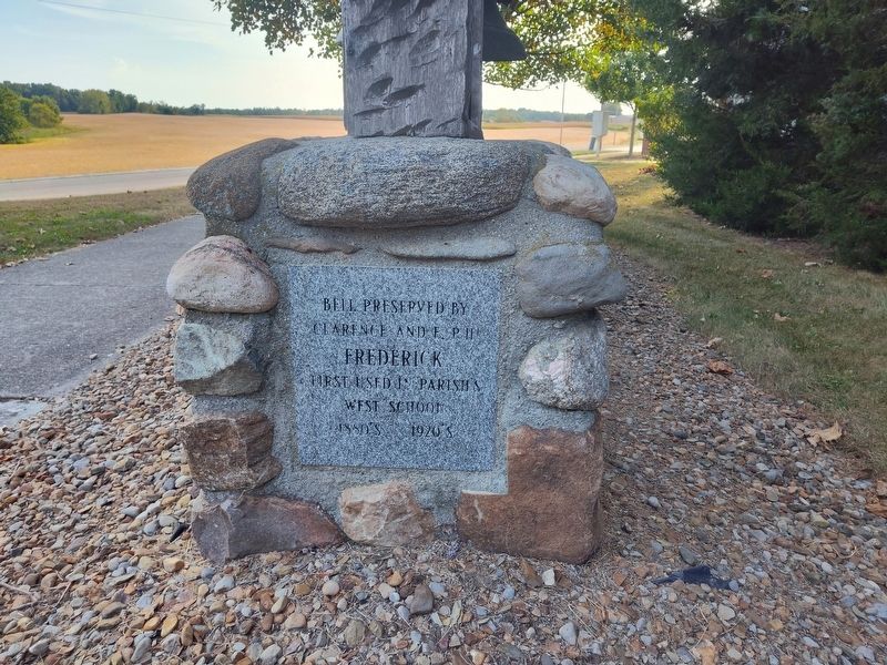 West School Bell Marker image. Click for full size.