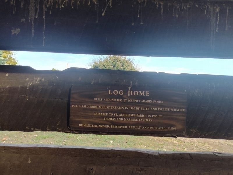 Log Home Marker image. Click for full size.