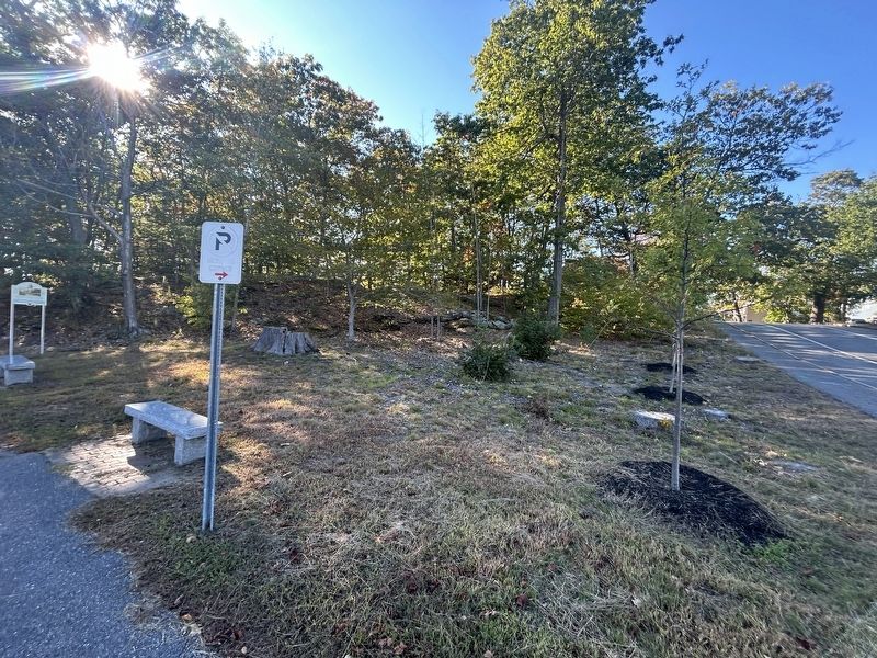 Marker Is In A Small Park. image. Click for full size.