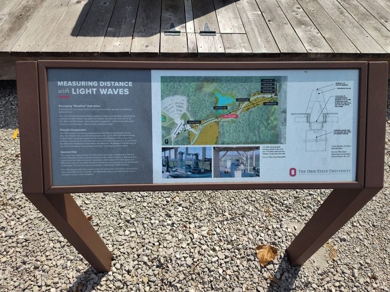 Measuring Distance With Light Waves Marker. Click for full size. Measuring Distance With Light Waves Marker image. Click for full size.