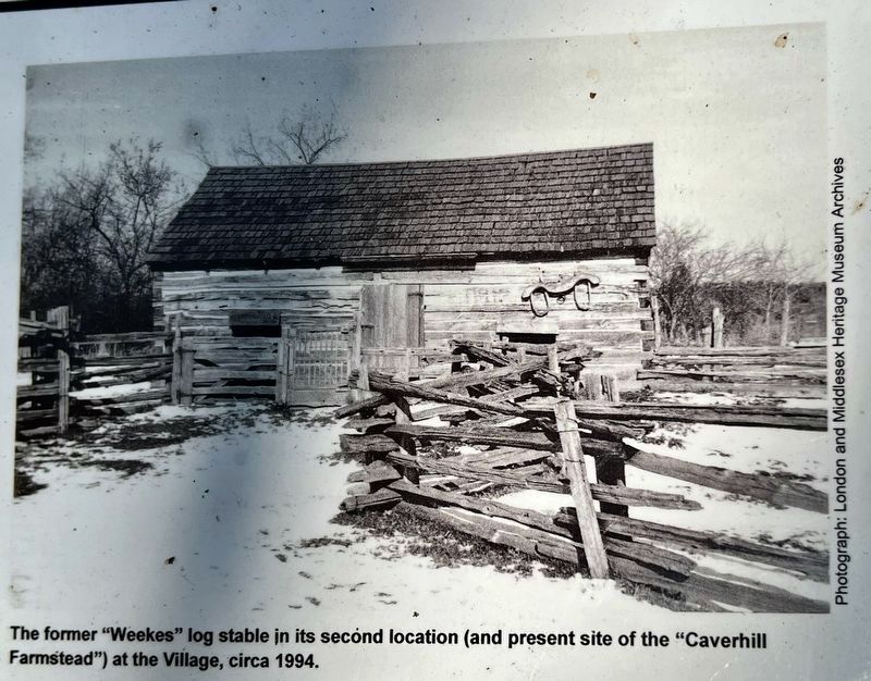 Caverhill Stable marker photo and caption detail (left). Click for full size. Caverhill Stable marker photo and caption detail (left) image. Click for full size.