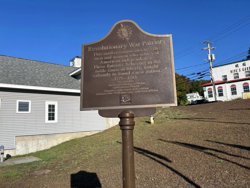 Revolutionary War Patriots Marker. Click for full size. Revolutionary War Patriots Marker image. Click for full size.