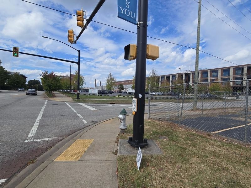 Missing Marker at intersection of West White and North Wilson sts.. Click for full size. Missing Marker at intersection of West White and North Wilson sts. image. Click for full size.