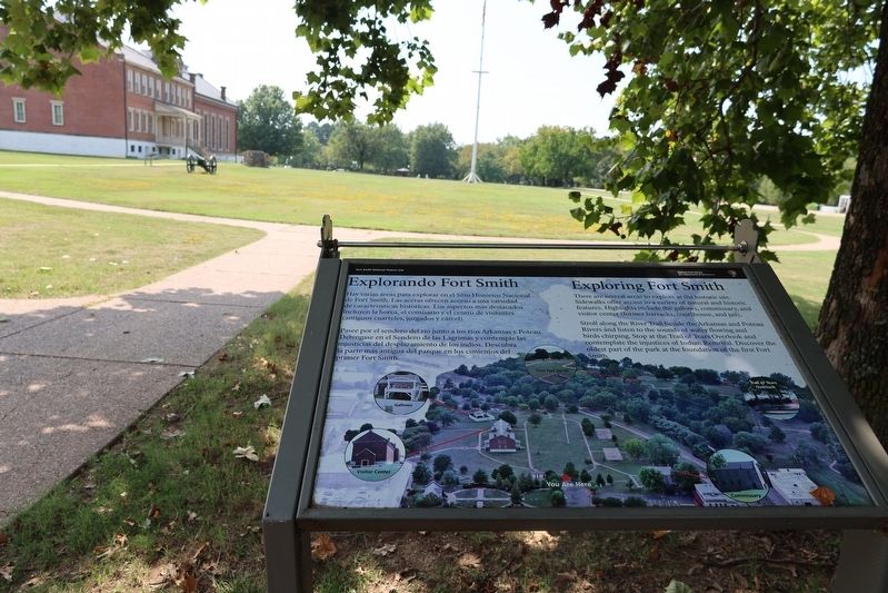 Explorando Fort Smith/Exploring Fort Smith Marker image. Click for full size.