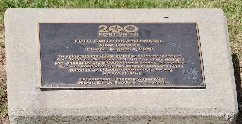200 Fort Smith Marker image. Click for full size.
