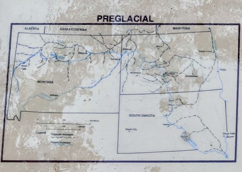The Missouri River pre-glacial map. Click for full size. The Missouri River pre-glacial map image. Click for full size.