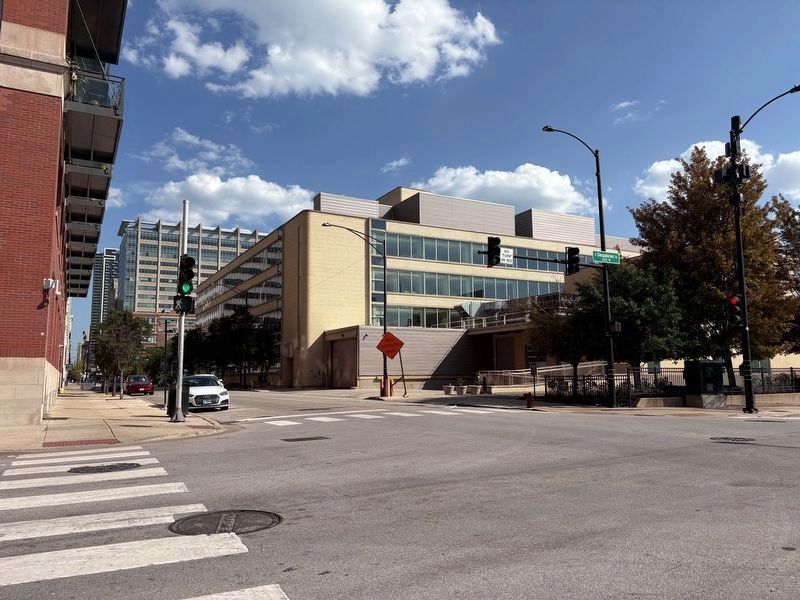 Former Site of the Armed Forces Examining and Entrance Station Marker. Click for full size. Former Site of the Armed Forces Examining and Entrance Station Marker image. Click for full size.