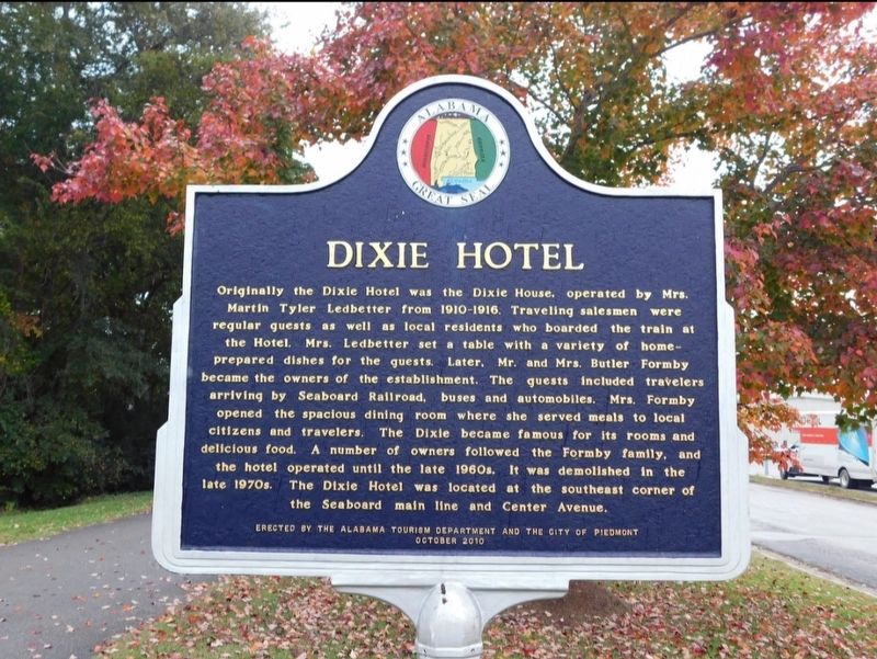 Dixie Hotel Marker image. Click for full size.
