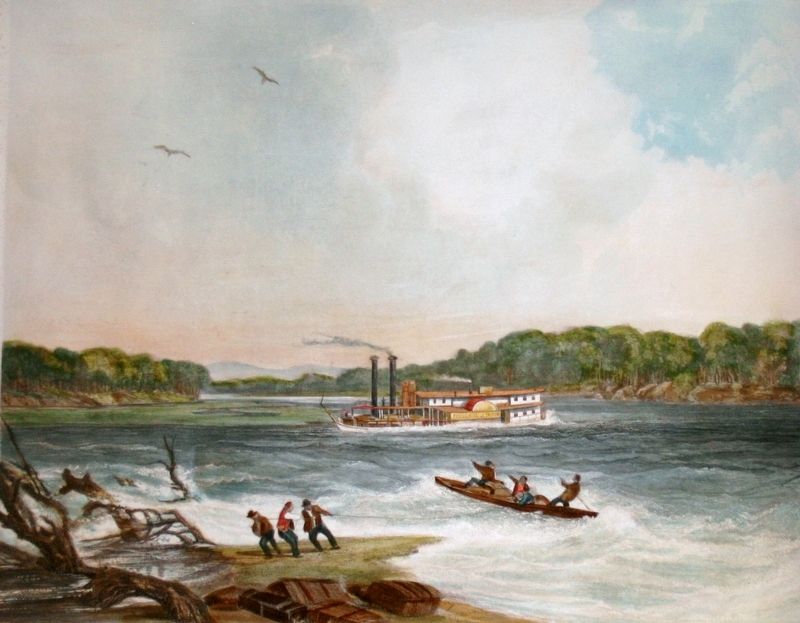 The steamboat "Yellowstone" after Karl Bodmer. Click for full size. The steamboat "Yellowstone" after Karl Bodmer image. Click for full size.