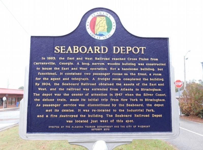 Seaboard Depot Marker image. Click for full size.