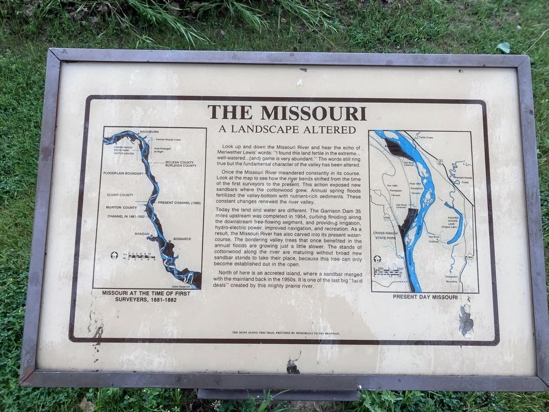 The Missouri : A Landscape Altered Marker image. Click for full size.